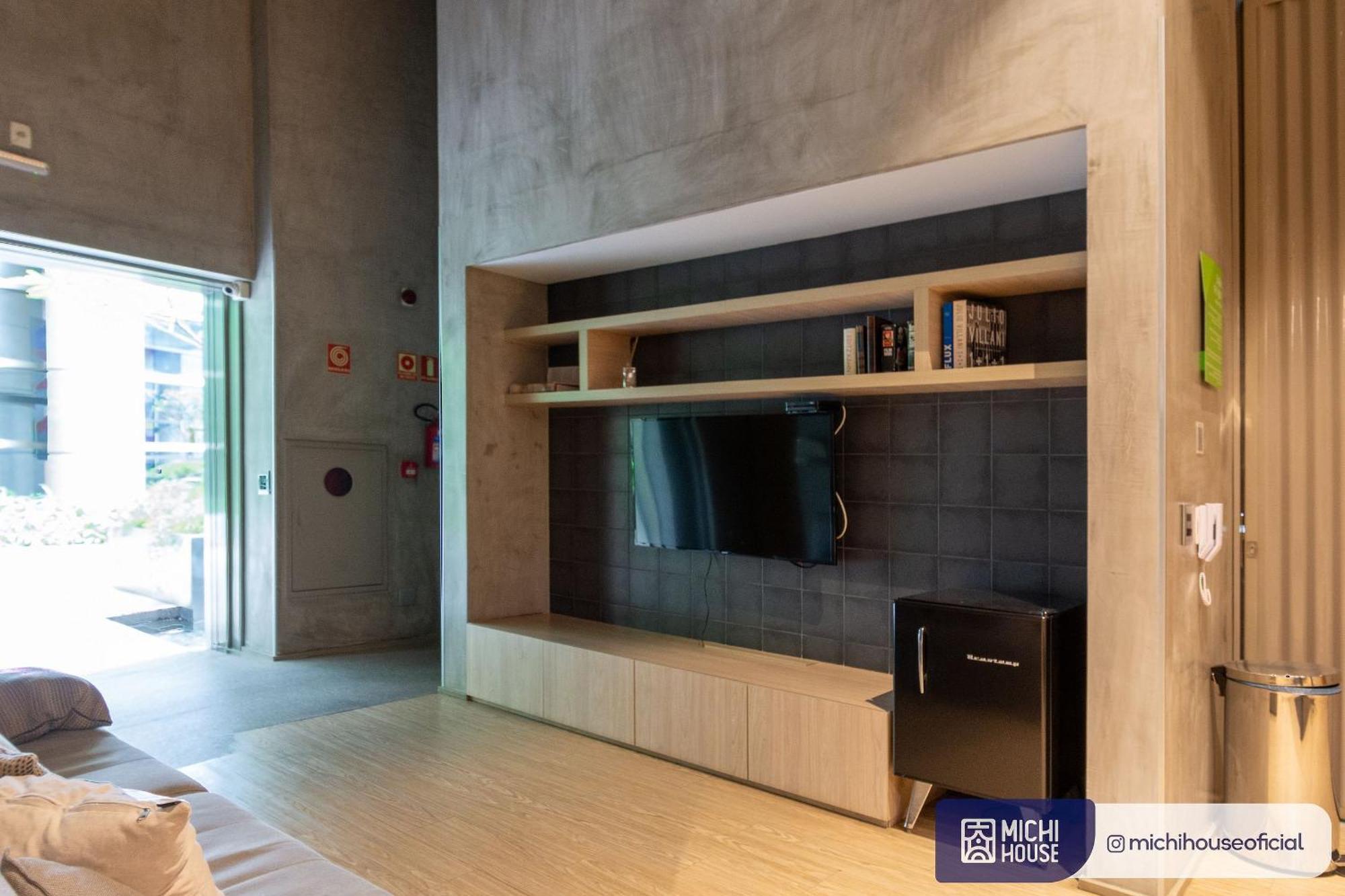 Charmoso Studio Metro Republica Wf/vista Incrivel Casa de férias São Paulo